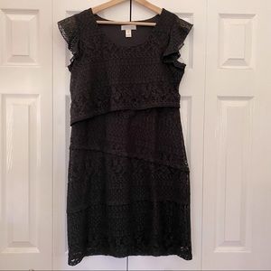 Motherhood Nursing fancy little black dress size medium